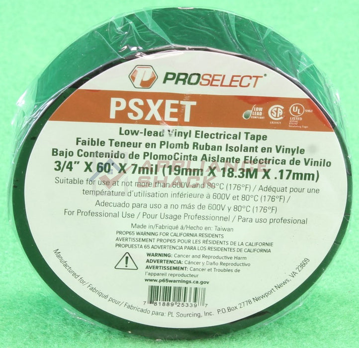 TAPE ELECTRICAL BL 3/4" X 60' (AS-0017703/323-032)