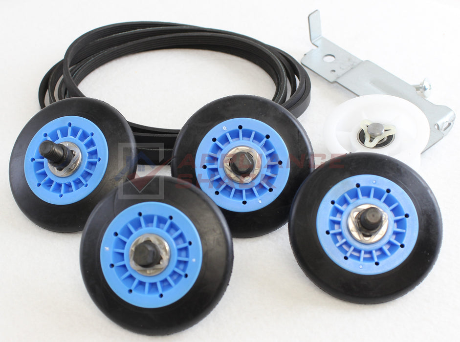 ROLLER W/SHAFTS IDLER & BELT KIT 7- (AS-0088960/DC97-16782AKITHB)