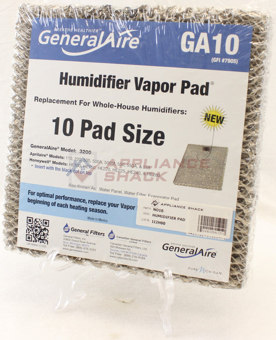HUMIDIFIER PAD 9-1/2" X 10" APRILAI (AS-0041737/NO10)