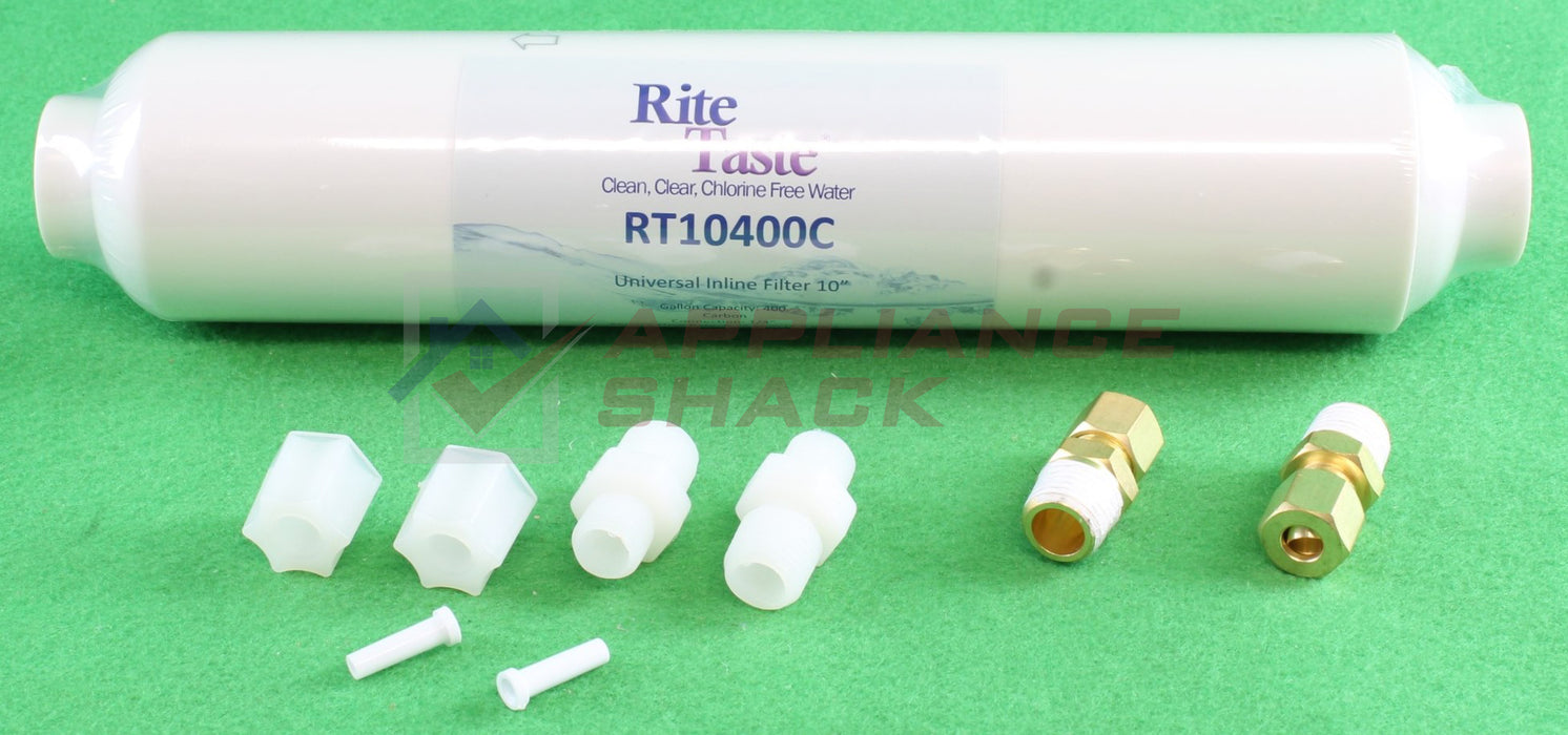 WATER FILTER 10" FITTINGS INCL NSF (AS-0169378/RT10400C)