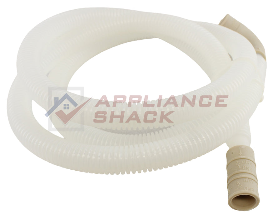 DRAIN HOSE RIBBED 90" (5/8"-7/8"ID) (AS-0000501/00668108)