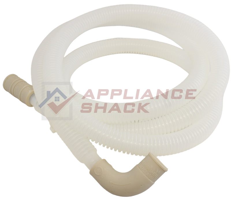 DRAIN HOSE RIBBED 90" (5/8"-7/8"ID) (AS-0000501/00668108)