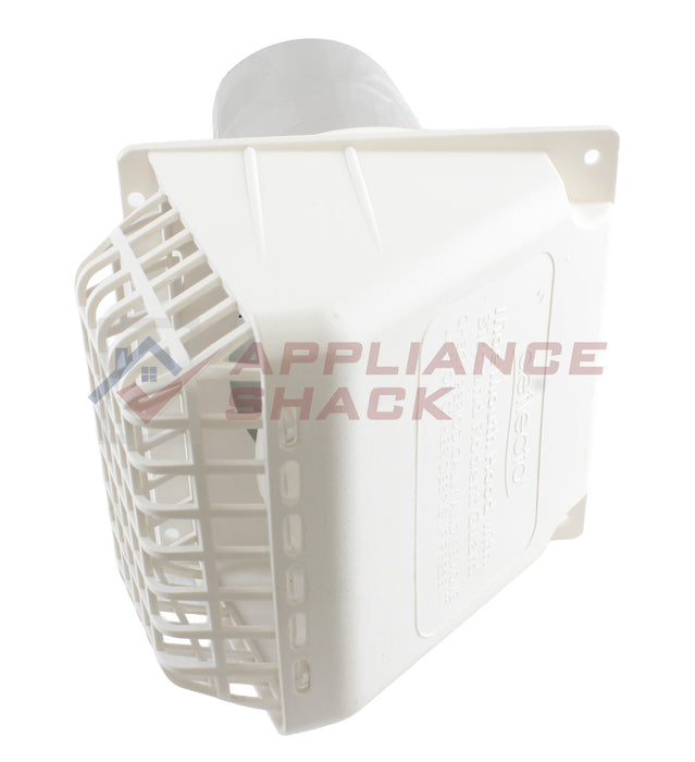 VENT HOOD W-BIRD GUARD 4" X 12" WH (AS-0012233/240-022)