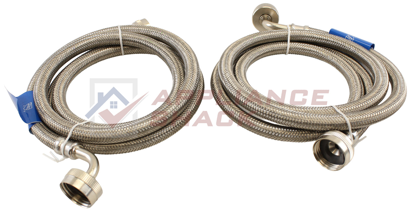 FILL HOSE 5' 90' S/S 2-PCE KIT WASH (AS-0180681/3805FESS2)