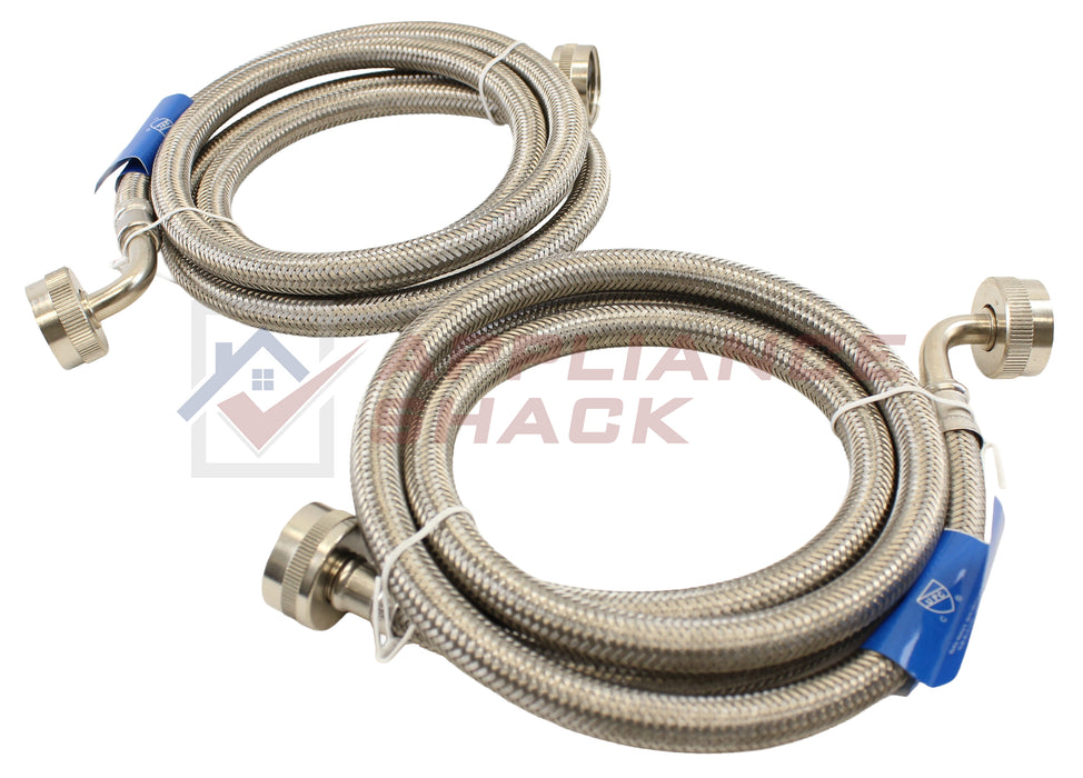 FILL HOSE 5' 90' S/S 2-PCE KIT WASH (AS-0180681/3805FESS2)