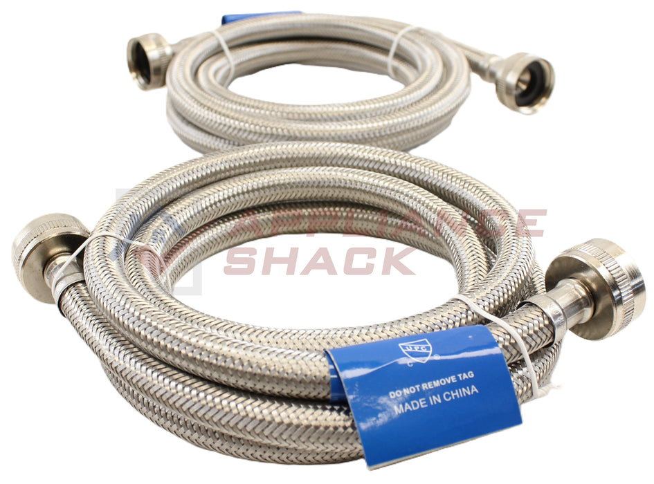 FILL HOSE 6' S/S 2-PCE KIT WASHER (AS-0179876/3806FFSS2)