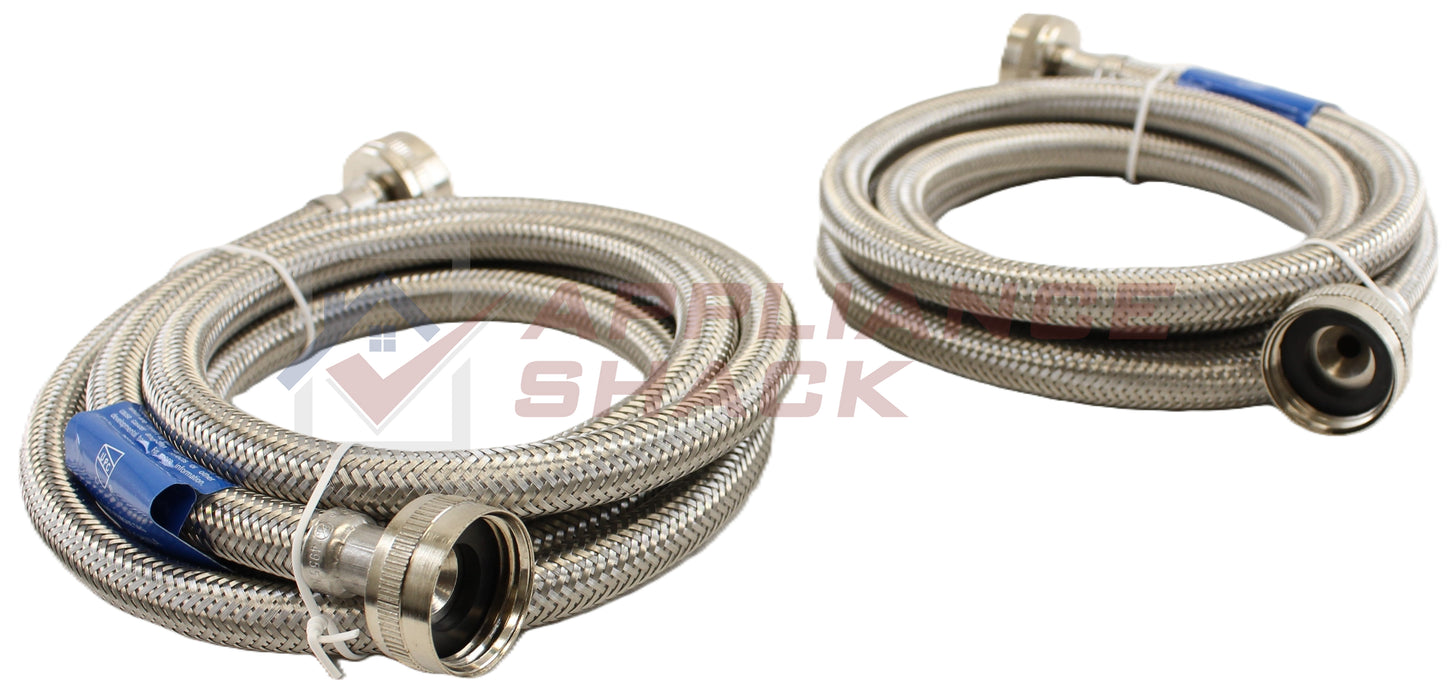 FILL HOSE 6' S/S 2-PCE KIT WASHER (AS-0179876/3806FFSS2)