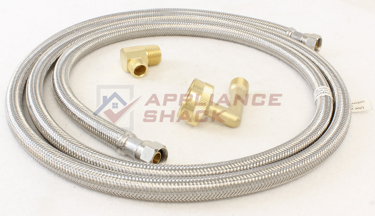 FILL HOSE 72" X 2 ELBOWS S/S D/W (AS-0069824/41045)