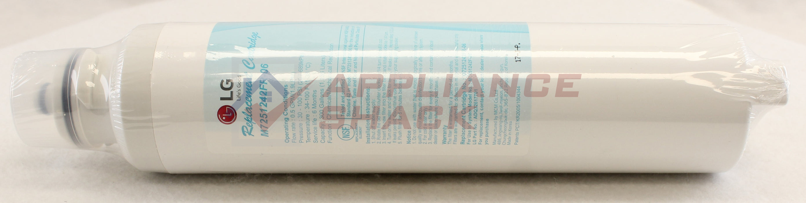 FRIDGE WATER FILTER  42 NSF (AS-0088883/ADQ32617703)