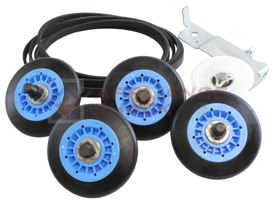 ROLLER W/SHAFTS IDLER & BELT KIT 7- (AS-0088960/DC97-16782AKITHB)