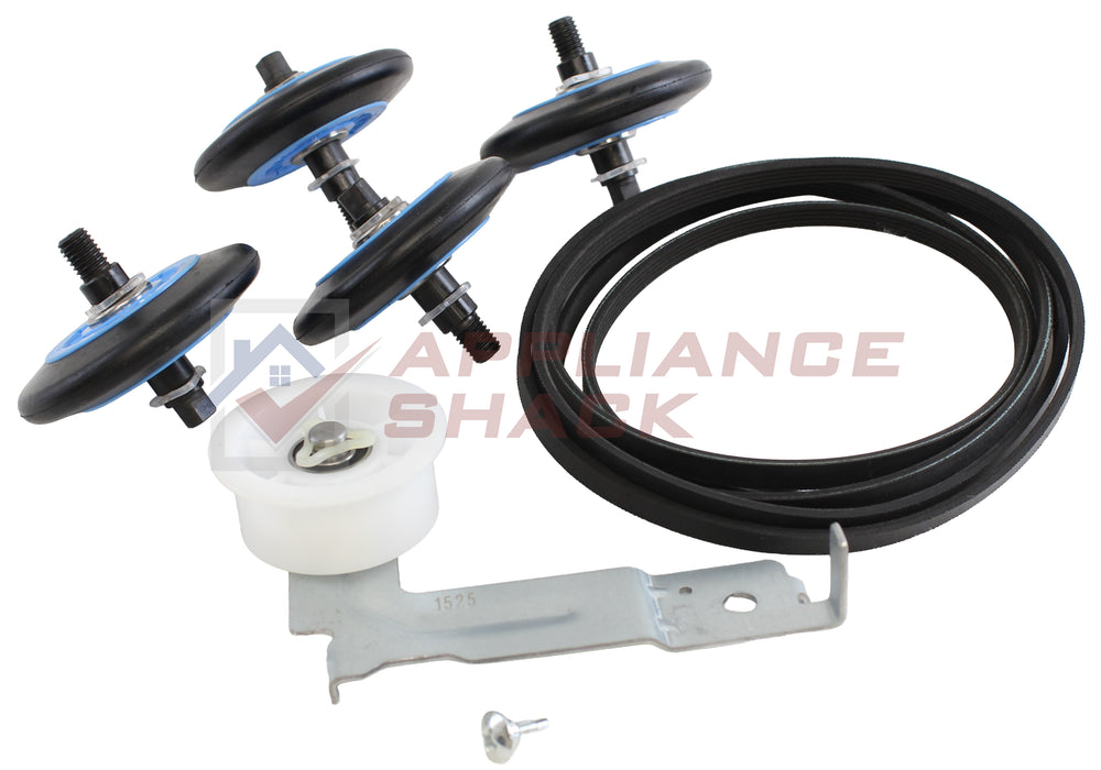 ROLLER W/SHAFTS IDLER & BELT KIT 7- (AS-0088960/DC97-16782AKITHB)