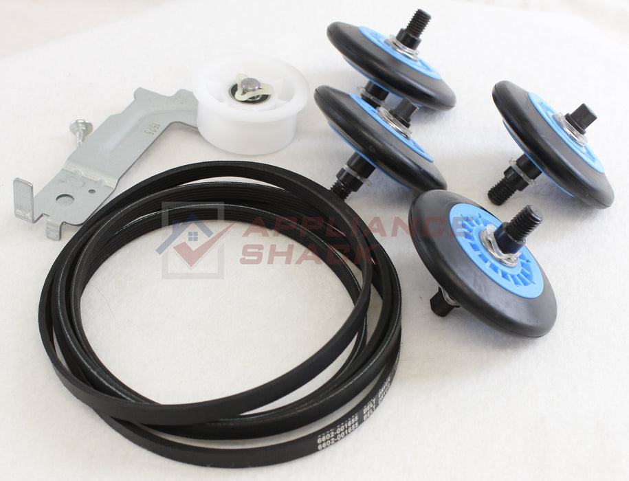 ROLLER W/SHAFTS IDLER & BELT KIT 7- (AS-0088960/DC97-16782AKITHB)