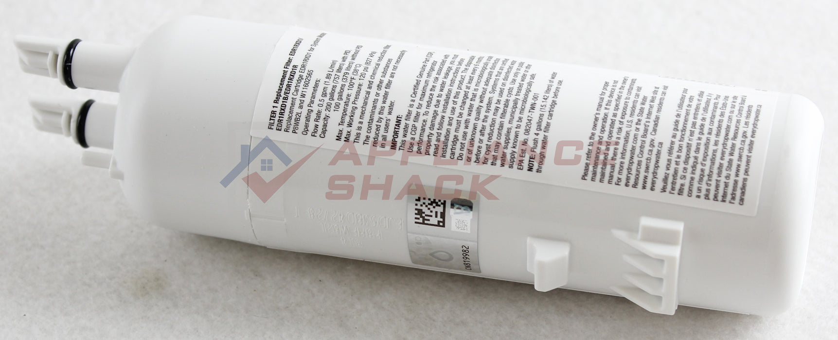 WATER FILTER 42 & 53 NSF FRIDGE (AS-0056437/EDR1RXD1B)