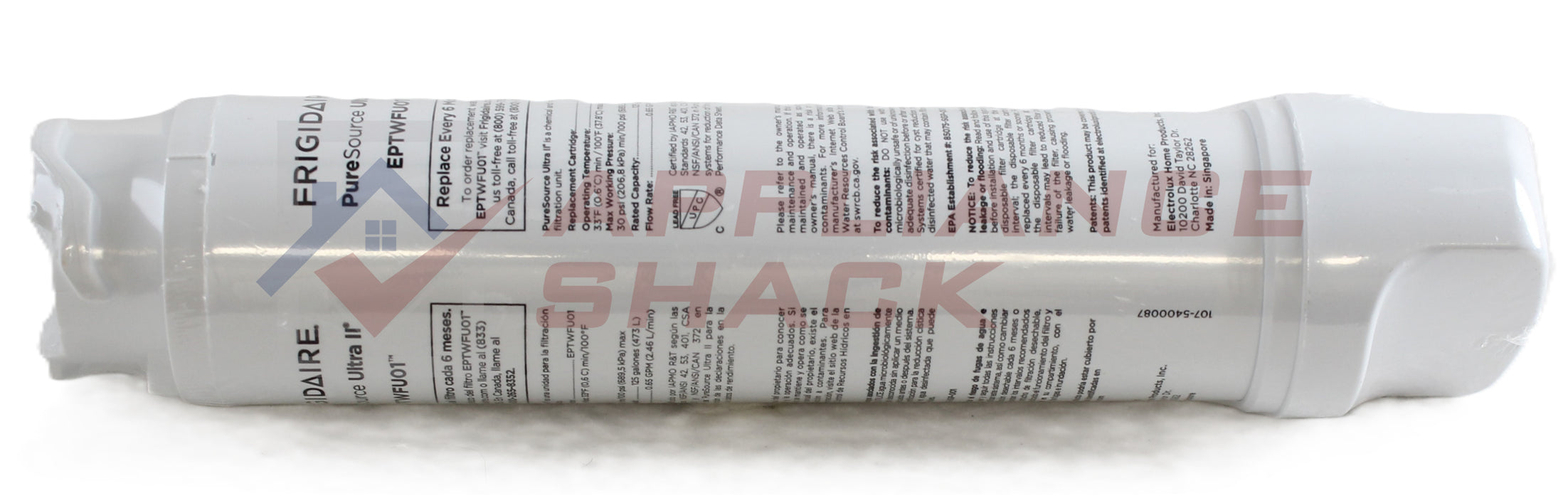 WATER FILTER 42 & 53 NSF ULTRA II F (AS-0181540/EPTWFU01)