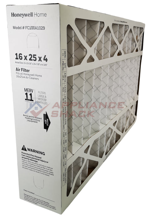 FILTER 16" X 25" X 4" MERV-11 (15-1 (AS-0039539/FC100A1029)