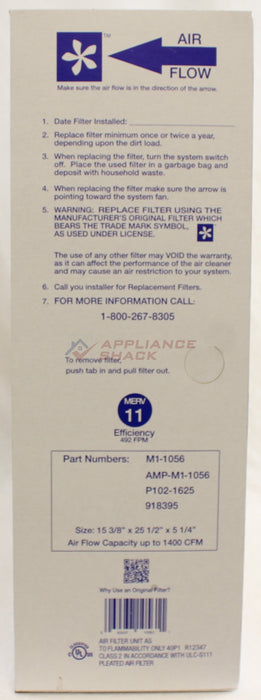 FILTER 15-3/8" X 25-1/2" X 5-1/4" M (AS-0070124/M1-1056)