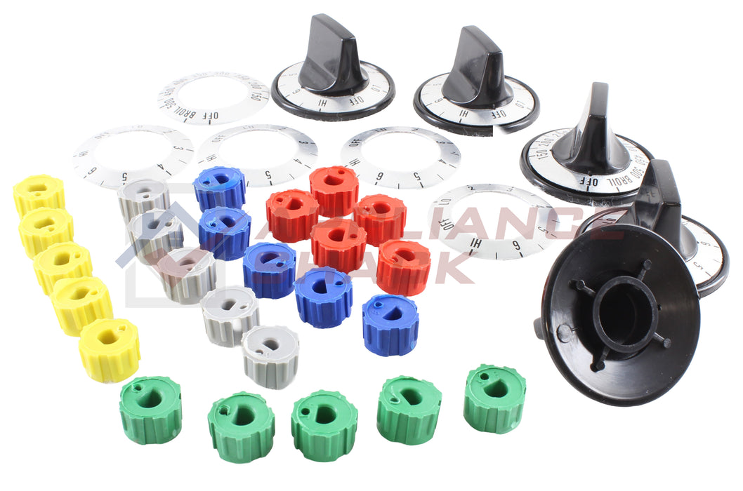 KNOB SURFACE KIT BL (5-KNOBS ASSEMB (AS-0057818/RK100)