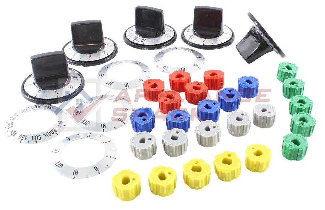 KNOB SURFACE KIT BL (5-KNOBS ASSEMB (AS-0057818/RK100)