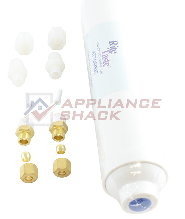 WATER FILTER 10" FITTINGS INCL NSF (AS-0169378/RT10400C)