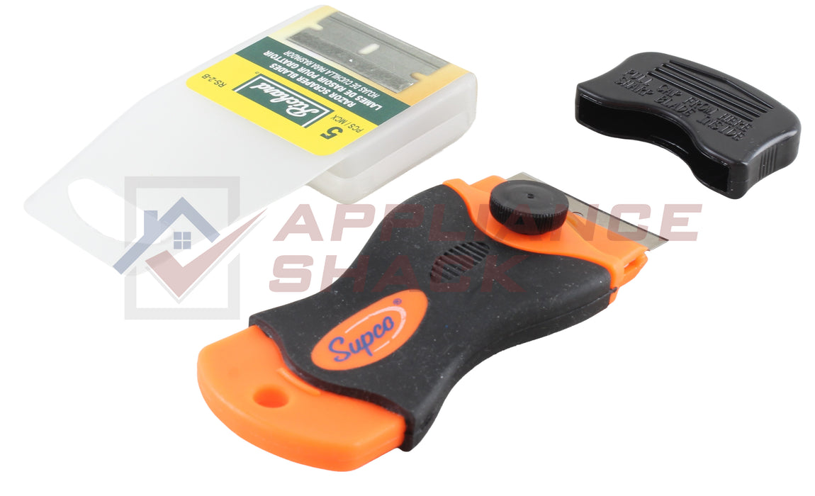 SCRAPER RAZOR 1+5 BLADES TOOLS (AS-0074047/RZS1-T37467)