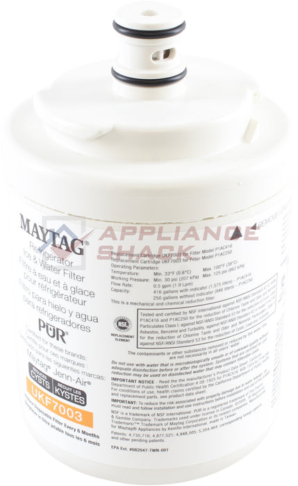 FRIDGE WATER FILTER (AS-0044816/UKF7003)
