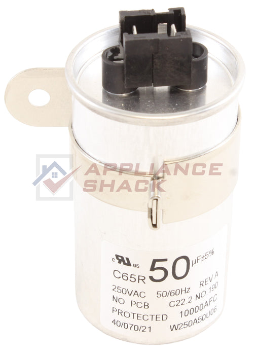 CAPACITOR 50uF 250V WASHER (AS-0223624/W11395618HB)